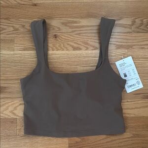 Athleta Transcend Square Neck Crop Bra
